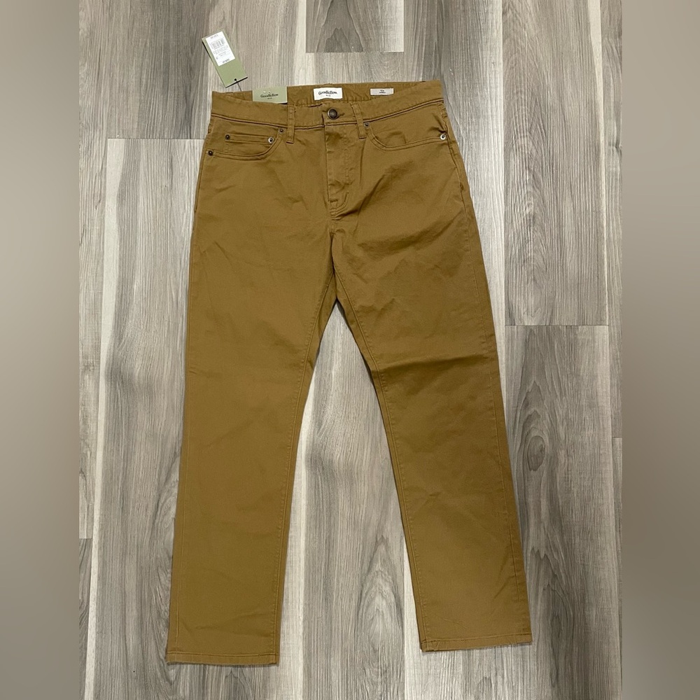 NWT Goodfellow & Co Tan Chino Pants